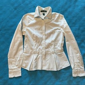 Ralph Lauren Petits Peplum Button Down